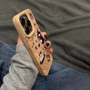 Étui de téléphone imprimé chien en <span class=keywords><strong>cuir</strong></span> de dessin animé à la mode pour iphone16 16pm 15pm étui de protection 14 13pro 12 <span class=keywords><strong>11</strong></span> <span class=keywords><strong>coque</strong></span> - Product Image 3