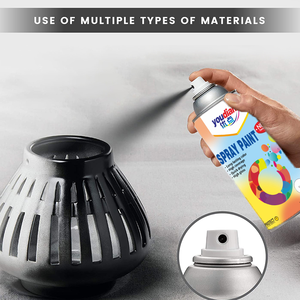 Sơn xịt ô tô đen mờ bóng nhanh khô <span class=keywords><strong>400ml</strong></span>, dùng được cho nhựa, kim loại, gỗ, kính - Product Image 3