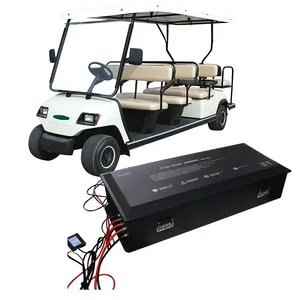 锂高尔夫球车电池48v 100ah 200ah Lifepo4 48v 36Ah 80Ah电动高尔夫球车电池包高尔夫球车房车船