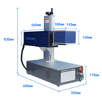 Imprimante laser volante Perfect Laser-Small 30W 40W pour le marquage au laser CO2 sur bois et plastique, pour stylos, bouteilles, papier, cuir