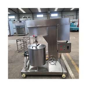 Machine à moudre et à façonner la viande avec contrôle de fréquence, équipement de pétrissage et de battage en acier inoxydable pour la préparation de boulettes de viande pour restaurants - Product Image 1