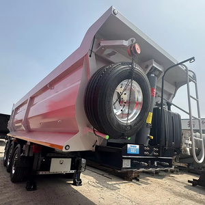 Semirremolque Volquete Trasero <span class=keywords><strong>de</strong></span> 3 Ejes y 60 Toneladas, <span class=keywords><strong>de</strong></span> Alta Resistencia, con Sistema Hidráulico en Forma <span class=keywords><strong>de</strong></span> U, <span class=keywords><strong>para</strong></span> Transporte <span class=keywords><strong>de</strong></span> Arena y Piedra, <span class=keywords><strong>Precio</strong></span> <span class=keywords><strong>de</strong></span> Fábrica - Product Image 3