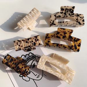 الجملة الكورية 10.5 سنتيمتر 7.5 سنتيمتر كبيرة Bigsize النساء الفتيات مشبك شعر s المشبك اكسسوارات الخليك حمض الاكريليك خلات مشبك شعر - Product Image 4