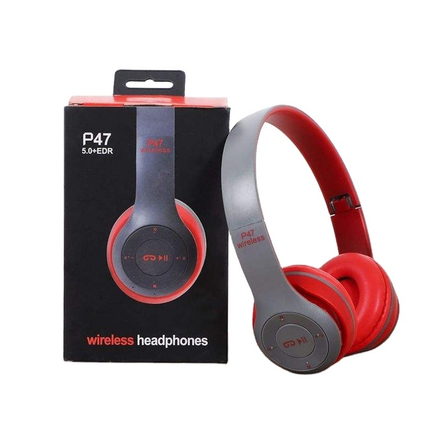Headphones Wireless Blue Tooth P47 Earphone Foldable Headset for Mobile Phone or Computer Audifonos AUX Line TF Card