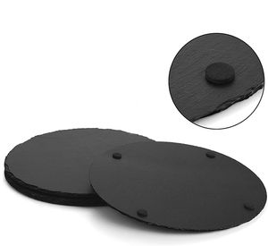 Usine d'expédition rapide plaque ronde en <span class=keywords><strong>ardoise</strong></span> noire <span class=keywords><strong>ardoise</strong></span> naturelle <span class=keywords><strong>plateau</strong></span> de <span class=keywords><strong>Table</strong></span> à dîner <span class=keywords><strong>plateau</strong></span> à Steak <span class=keywords><strong>pour</strong></span> Restaurant - Product Image 3