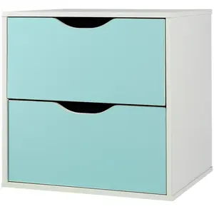 Mesita de Noche Moderna Perfecta con Espacio de Almacenamiento. Elegante diseño de paneles de madera. Mejore la Decoración del Dormitorio y Maximice la Comodidad - Product Image 1