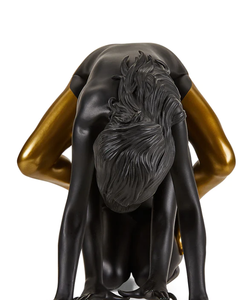Figura Decorativa de Vinilo, Diseño Abstracto Dorado y Negro, Venta Directa de Fábrica - Product Image 4