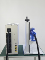 Nouvelle machine de marquage laser à fibre CNC portative de type split 100W MAX, refroidissement par air, prend en charge DXF/BMP/AI/DWG/LAS/DST, haute précision