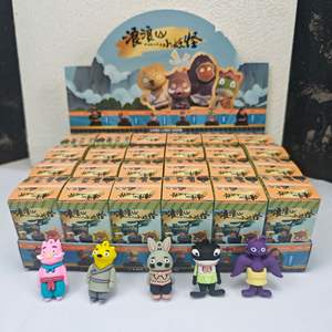 Vente chaude porte-clés de noël 24 pièces/ensemble chiffres boîte aveugle père noël Surprise boîte Figurines <span class=keywords><strong>Capybara</strong></span> drôle enfant jouet cadeaux - Product Image 5