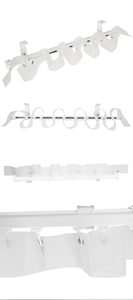 S sóng gợn gấp Rèm đường sắt nhà sản xuất hiện đại S gấp sóng rèm theo <span class=keywords><strong>d</strong></span>õi và phụ kiện rèm - Product Image 5