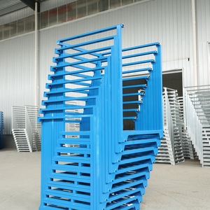 Étagère empilable <span class=keywords><strong>ZENDA</strong></span> pour serre agricole, en acier thermolaqué, capacité 1000 kg, pour emballage de film et stockage frigorifique - Product Image 6