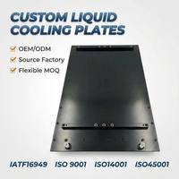 Service de fabrication sur mesure de tôles métalliques : Plaque de refroidissement liquide en aluminium à circuit fermé pour armoire de centre de données de cloud computing