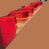 Bande lumineuse ultra-longue, flexible, mate, semi-opaque, lumineuse, style Song, esthétique, douce, en forme d'os de dragon, pour lustre de plafond