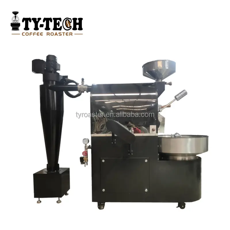 스테인리스 5kg/6kg/7kg 가스 커피 굽기 장비 로스터 기계/기계 콩 제품 가공 기계