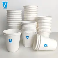 Zhiben 2021 새로운 디자인 생분해 성 퇴비 일회용 Surgarcane Bagasse 펄프 커피 컵