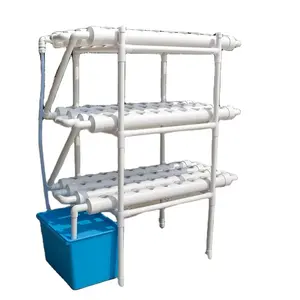 Hydroponics Growing System 3 Camadas 108 Planta Sites Food-Grade PVC-U Pipes Hidropônico Equipamento De Plantio com Bomba De Água, Bomba T