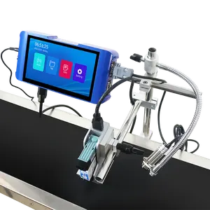 Tij Online Impresora de inyección de tinta Línea de producción industrial Máquina de impresión de fecha Máquinas de codificación de cartón
