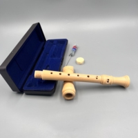 Teaching Recommendation soprano Eight Hole Three-stage Wood Recorder German / British Musical Instrument for All People