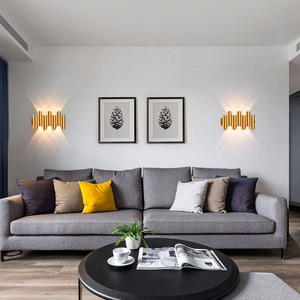 Nouveau <span class=keywords><strong>Design</strong></span> moderne applique murale extérieure étanche appliques coquille en aluminium lampe murale pour salon chambre hôtel éclairage - Product Image 5