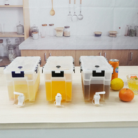 Design original Organisateur d'eau Bouilloire de 5,7 L Conteneur de stockage de boissons froides Réfrigérateur Distributeur de jus