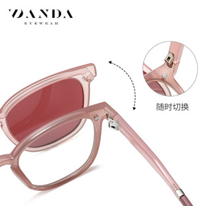 Gafas de sol redondas ZANDA CG7705 con gradiente polarizado UV400 unisex ligeras - Product Image 3