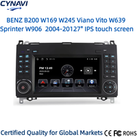 Lecteur multimédia de voiture pour BENZ B200 W169 W245 Viano Vito W639 Sprinter W906 2004-2012 avec GPS intégré DSP Montage sur tableau de bord