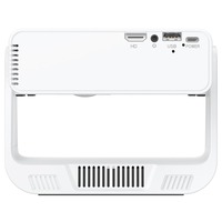 Projecteur CRT intelligent, haute luminosité, 1080P, stéréo HIFI, Android 13, compatible 3D, haut-parleurs intégrés, mini home cinéma portable de poche