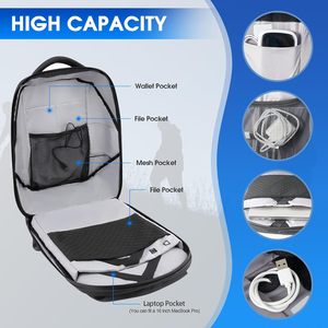 LED <b>Backpack</b> 20-37L Waterproof Laptop Bag with Programmable Screen for Camping and Travel - Product Image 4