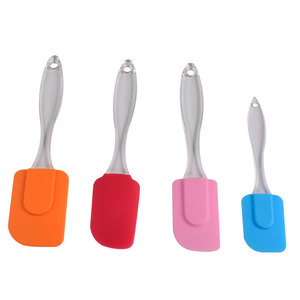 Silicone Spatula Transparent Handle 26 16 Gourd Shape Baking Tool Flexible Mixing Scraper Cake Butter Spatula - Product Image 3