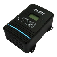 Les contrôleurs de charge M4880F Helios 80A 12V 24V48V MPPT prennent en charge la batterie SEL FLD AGM LifePo4 avec de bonnes performances