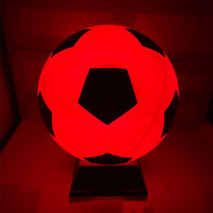 Gran oferta, luz nocturna luminosa de fútbol, tren noctilucente <span class=keywords><strong>para</strong></span> niños, <span class=keywords><strong>pelota</strong></span> reflectante, entrenamiento <span class=keywords><strong>para</strong></span> estudiantes, Fútbol brillante - Product Image 2