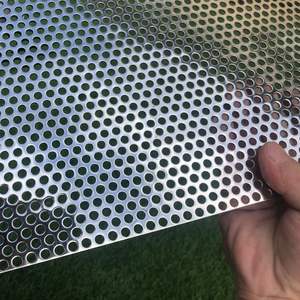 304 316 Stainless Steel Round Hole Galvanized <strong>Perforated</strong> Mesh <strong>Sheet</strong> Corrosion Resistance For Fence - Product Image 1