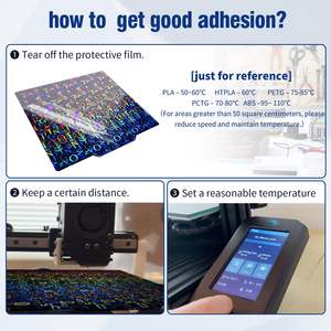 Placa de construcción Neptune 3 Plus/4 Plus de doble cara de 330x330mm para Qid1 X Max 3/A30/ A30 Pro,Tronxy X3S/X5S Pro 2 Plus - Product Image 4
