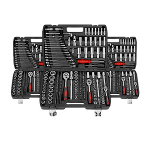 Juego de Herramientas Profesional para Reparación de Automóviles de 216 Piezas, Acero al Cromo Vanadio OEM, Estuche Rígido, Operado Manualmente, 46x32x9cm, Juego de Llaves de Tubo con Trinquete - Product Image 2