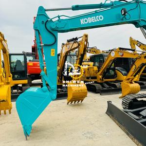 Excavadora Kobelco SK75 usada, mini ekskavator Kobelco SK75 SK60 SK55 SK140 mini excavadora de orugas de cola cero de alta calidad - Product Image 6
