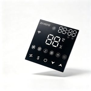 Oem Custom Dehumidifier Control Panel Membrane <b>Switch</b> Sticker Display Window <b>Wifi</b> Pvc Pet Adhesive Printed - Product Image 1