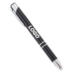 金属触摸屏个性化发光二极管光笔三合一多功能圆珠笔定制标志促销礼品 - Product Image 4