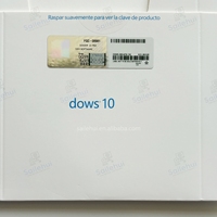 Pack DVD Windows 10 Pro espagnol avec clé de licence OEM, autocollant COA, version complète, Windows 10 Professionnel, activation en ligne mondiale à 100%
