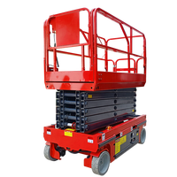 Plateforme de travail en hauteur automotrice de haute qualité conforme à la norme CE, 12 m, 300 kg, pour la construction