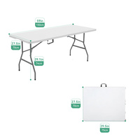 Chaises pliantes de jardin en plastique blanc, légères et portables, idéales pour les événements et les mariages