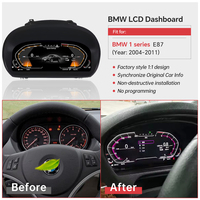 Compteur de Vitesse Automobile Affichage Tête Haute LCD Tableau de Bord Numérique pour BMW Série 1 E87 2004-2011