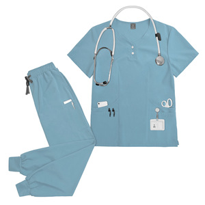 Uniforme Médico Hospitalario 42162, Blusa <span class=keywords><strong>para</strong></span> <span class=keywords><strong>Mujer</strong></span>, Diseño 2025, Ropa <span class=keywords><strong>de</strong></span> Hospital, Manga Corta, Uniforme <span class=keywords><strong>para</strong></span> Enfermeras y Doctoras - Product Image 6