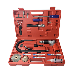 Werkseitig meist verkauftes 1-Satz-OEM-18-PCS-Werkzeugset für die Reparatur von Luftreifen mit robusten Handwerkzeugen und Schleif maschinen - Product Image 2