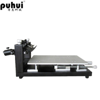 Máquina Impresora de Plantillas de Pasta de Soldar para PCB SMT Puhui, Mesa de Serigrafía, Estación de Impresión de Pasta de Soldar
