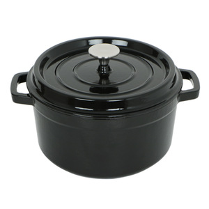 Ensemble de casseroles de cuisson en émail Offre Spéciale personnalisées Casserole ronde antiadhésive en fonte <span class=keywords><strong>émaillé</strong></span>e rouge ustensiles de cuisine pour four hollandais - Product Image 1