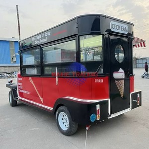 Camion de restauration entièrement équipé électrique avec station à bonbons et chips, construction en acier inoxydable, garantie de 2 ans - Product Image 2