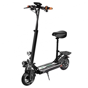 Nouvelle trottinette électrique pliable avec planche lumineuse en acrylique, moteur 1200W, 48V, quatre lumières, durable, trottinette électrique de 11 pouces - Product Image 2