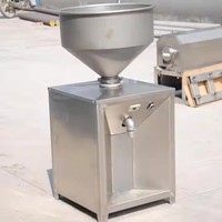 Machine de remplissage verticale semi-automatique de précision à piston pour crème visqueuse, confiture, beurre de cacahuète et pâtes