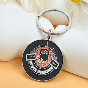 Portachiavi in Smalto con Logo Personalizzato, Regali Promozionali Souvenir, Portachiavi in Smalto Morbido e Duro <span class=keywords><strong>per</strong></span> Promozioni - Product Image 3