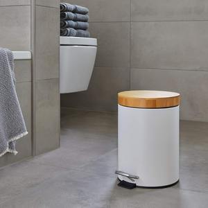 Cesto de baño de 3L en blanco y natural - Product Image 1